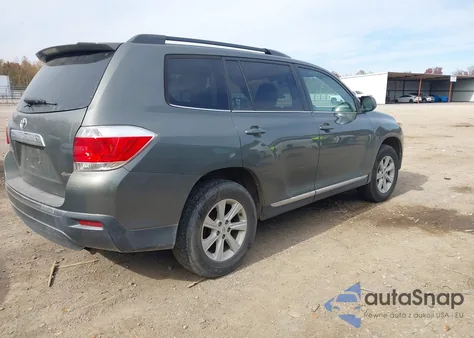 2012 Toyota Highlander Base V6 z USA, uszkodzony, nr VIN 5TDBK3EH0CS122085
